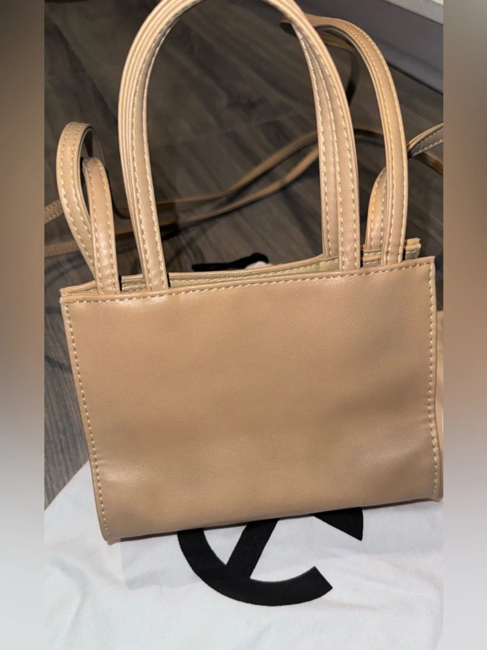 Telfar small cream shopping bag - Picture 5 of 7